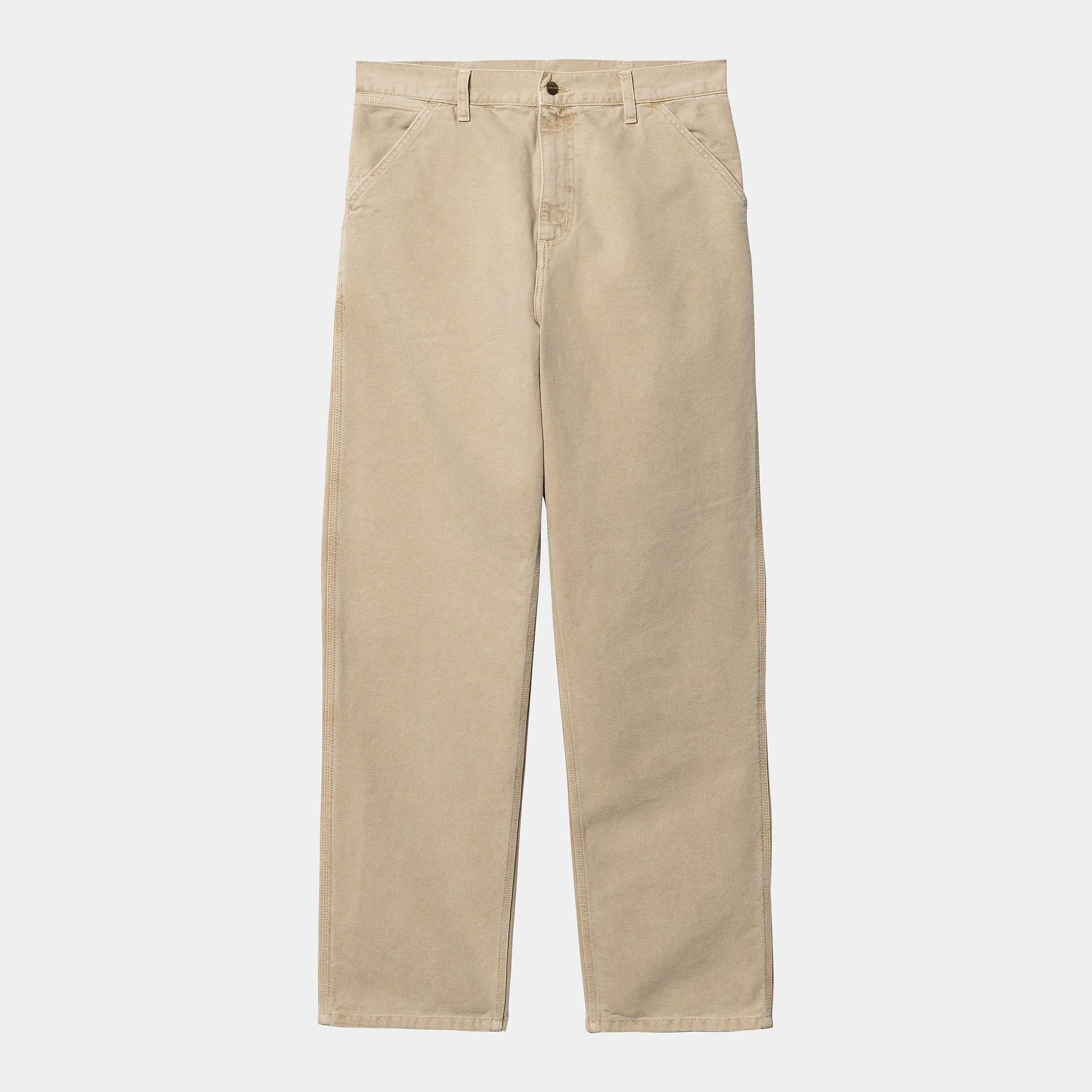 Simple Pant Organic Cotton Dearborn Canvas, 12 oz (Dusty H Brown faded)