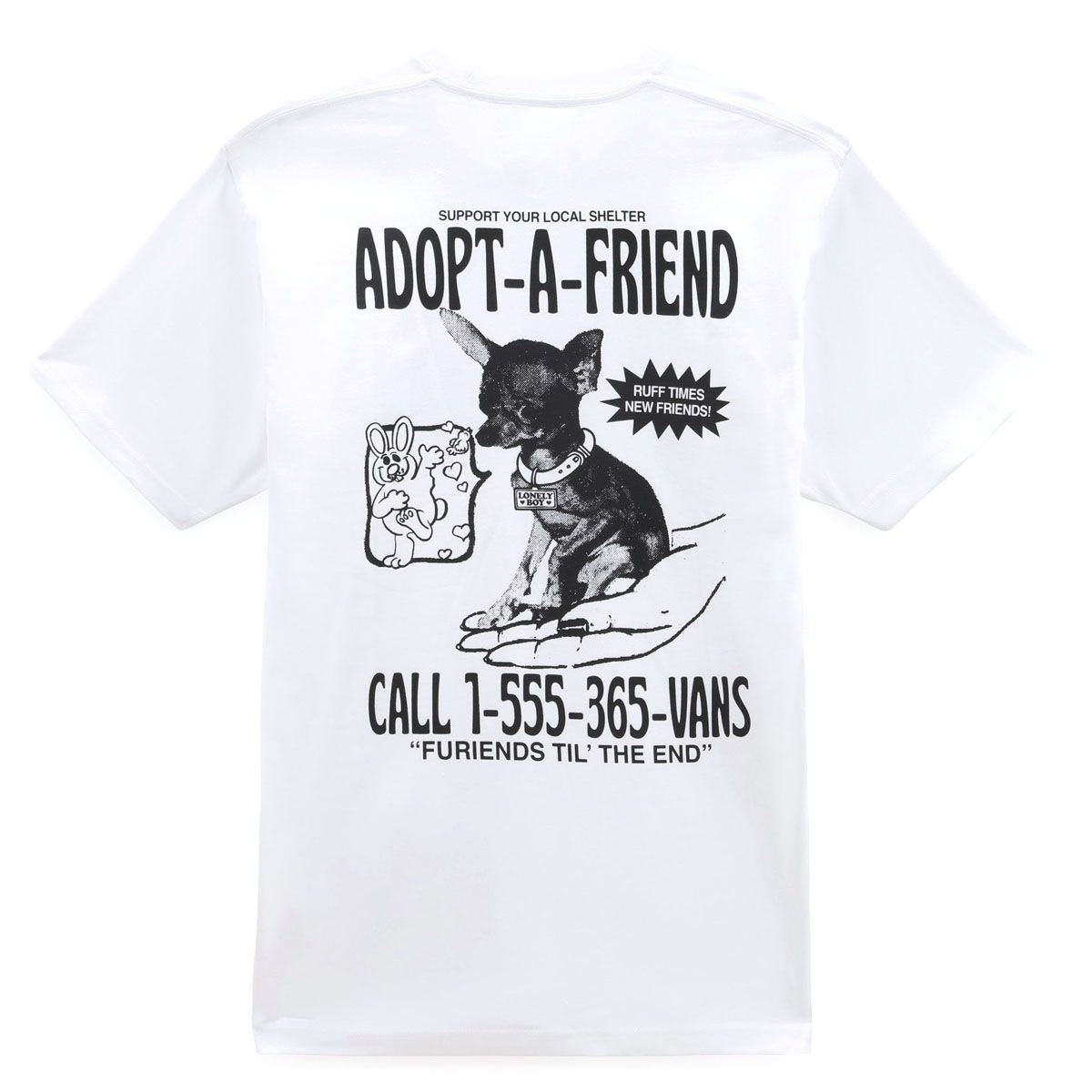 Adopted a friend SS Tee (White)