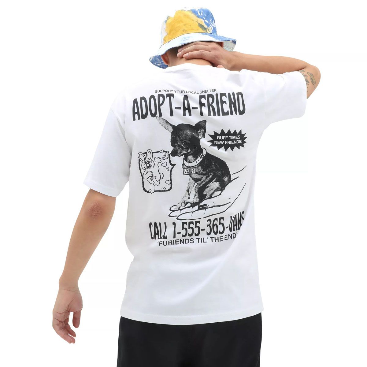 Adopted a friend SS Tee (White)